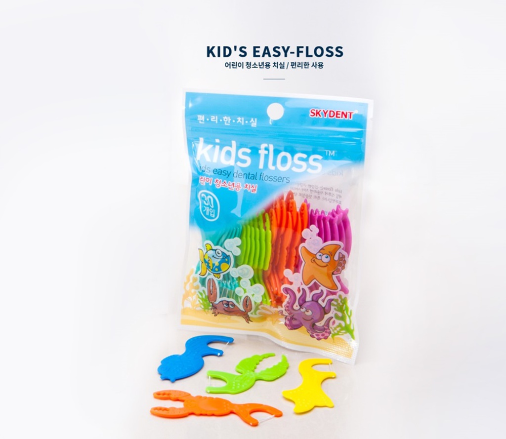[칫솔나라][스카이덴트] 어린이 치실 KIDS FLOSS
