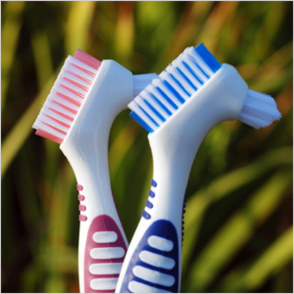 [칫솔나라][치과전용][스카이덴트] 틀니전용 칫솔 DENTURE BRUSH